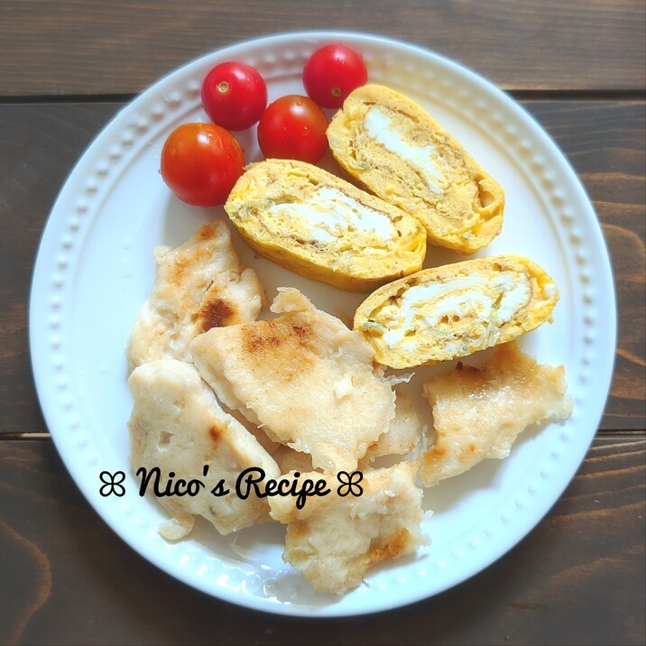 ちりめんと鰹節の玉子焼き